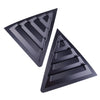 Toyota Corolla Black Side Window Louver Vent Cover Trim (2014-2018)