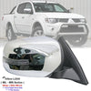 Mitsubishi Triton Front Right Chrome Electric Side Mirror w/ LED (05-14)