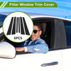 BMW 7 Series (1995 - 2001) Black 6 x Door Pillar Window Trim