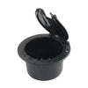 RV Camper Trailer Round Electric Power Cord Cable Hatch Cover (N/A)
