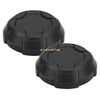 Polaris Ranger Crew SP 570 NorthStar 2 x Front Black Rim Caps (2022–2025)