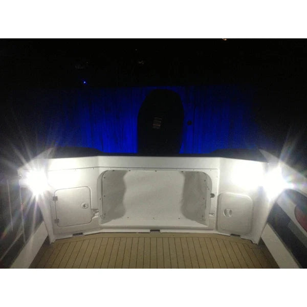 Boat / Caravan 12 Super Bright LEDs x 2 Pack Micro Touch LED Cabin Dome Light