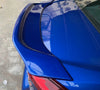 Honda Civic Sedan Rear Unpainted Spoiler Wing R Style Ducktail (2016-2021)