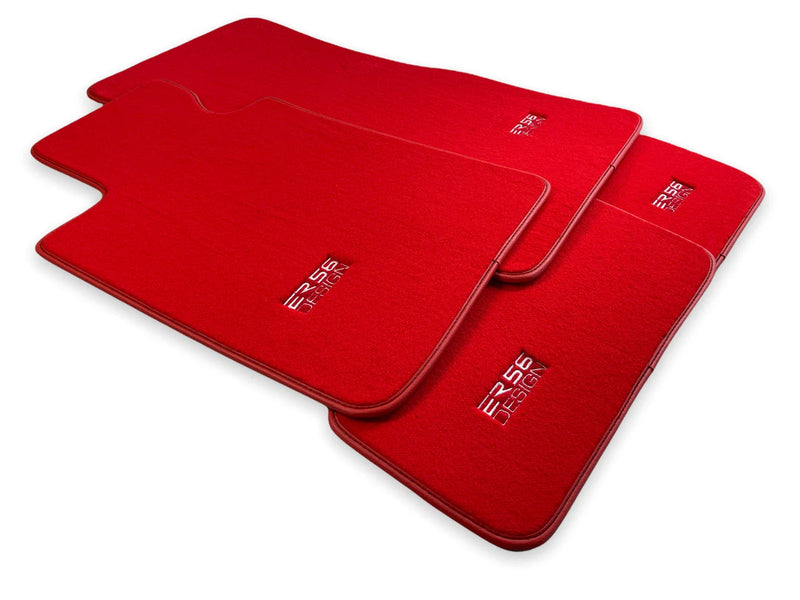 BMW X6 Series E71 E72 Premium Red Floor Mats (2008-2019)