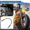 Motorcycle 40cm / Brake Clutch Oil Hose Line Nylon Stainless Steel Wire Braid PU