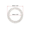 Jeep Wrangler Silver Tone Interior Steering Wheel Cap Trim Ring (2007-2023)