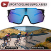 Make Model 1 x Motorcycle Riding Goggles Blue Black Tri-Acetyl Cellulos PC