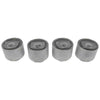 Landcruiser HZJ78 HZJ79 3dg Rubber Offset Castor Radius Arm Bush Kit