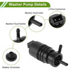 ALFA ROMEO 4C Windshield Washer Pump with Grommet OEM (2015-2020)