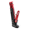 Motorbike Side Support Stand RED Stainless Steel Adjustable Kickstand