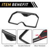 Toyota Tundra Carbon Fiber Armrest Rear Cup Holder Cover (2022-2024)