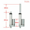 Engineering 12V/24V Linear Actuator Motor 750N Stroke 50mm 100mm 400mm 500mm