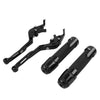 Suzuki GSXR750 Black Extendable Brake Clutch Levers & Grips