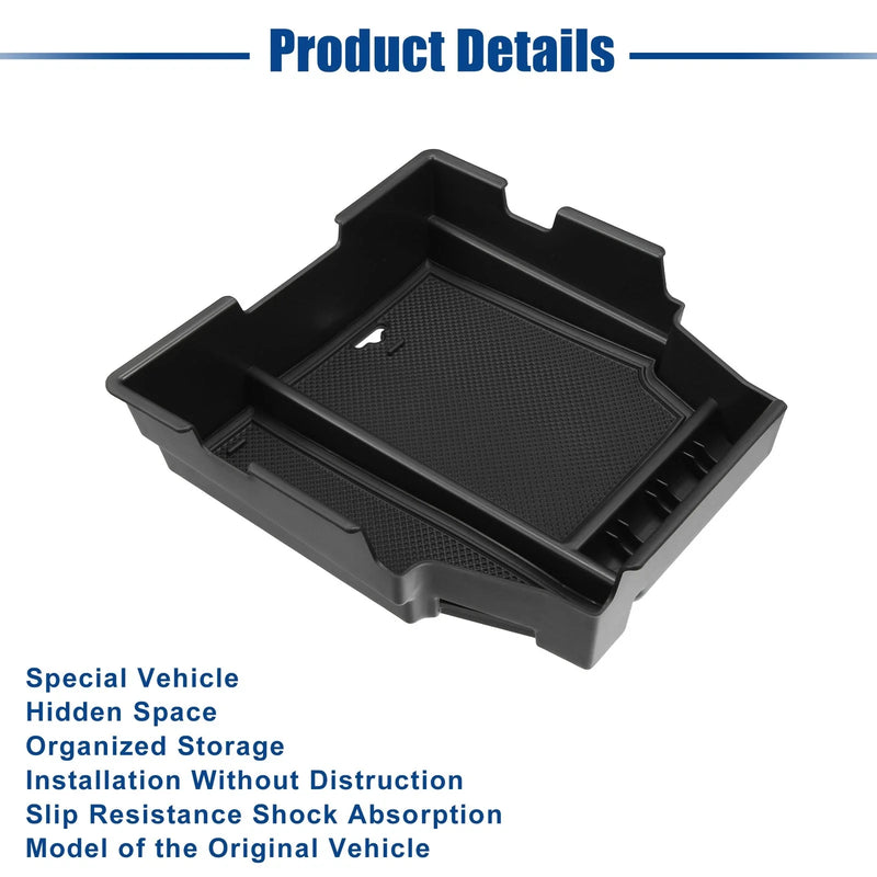 Chevy Traverse ABS Rubber Black Front Center Console Organizer Tray