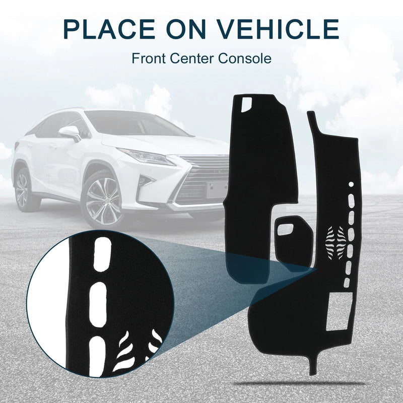 Lexus RX 200t 2016-2019 Black Dash Cover Mat Protector