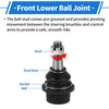 Dodge Ram 1500 2 x Front Lower Ball Joints (2002-2005)