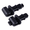 Honda Odyssey 2 x Black Sun Visor Hook Clips (2005-2010)
