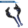Suzuki GSXR150 (2017-2020) Black Blue Adjustable Brake Clutch Levers