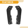 Toyota Camry (2007) Black Bumper Support Bracket 1 Pair