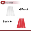 Lexus RX Silver Tone 4 x Door Pillar Window Trim (1998-2002)