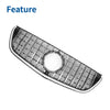 Mercedes-Benz VITO-Class W477 (2014-2019) Black Front Upper Bumper Grille