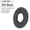 Make Model Oil Seal 40x90x7mm Nitrile Rubber Black 5 pcs