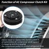 Ford E150 E250 E350 F150 F250 F350 AC Compressor Clutch Kit (2004-2014)