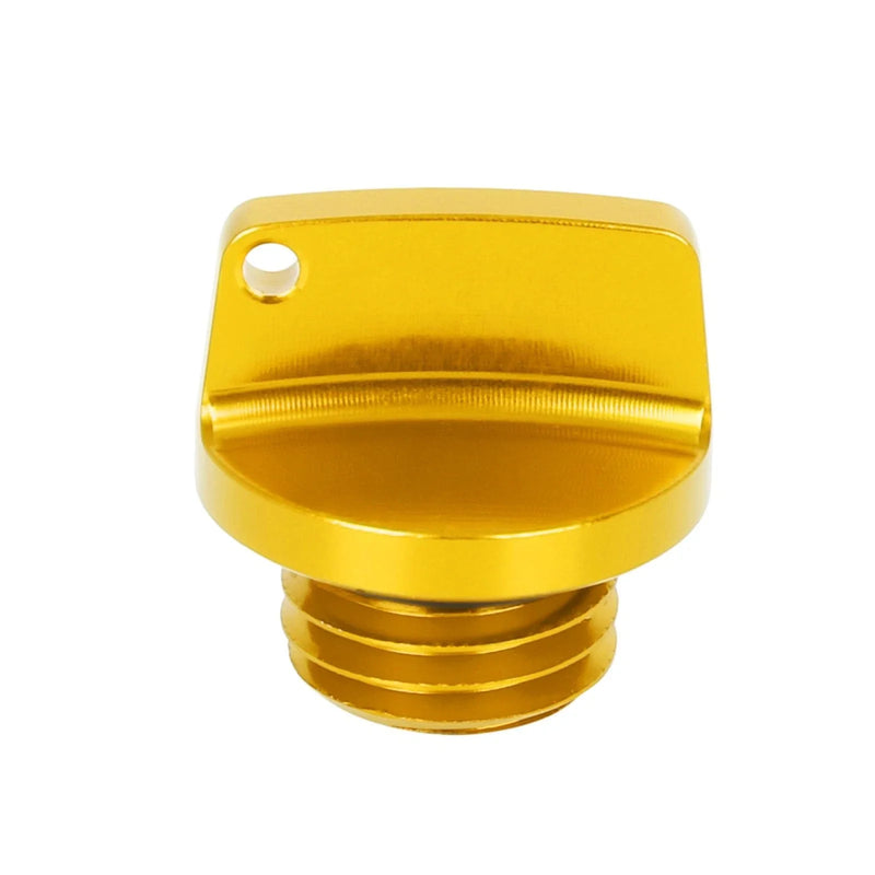 Motorcycle Cap Screw Cover Gold Tone / Universal / Engine Oil Filler