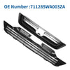 Honda CR-V (2007-2009) - Chrome Silver Tone Black Set Front Bumper Grille