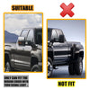 Chevy Silverado GMC Sierra 4 x Chrome Tow Mirror Cover Caps (2014-2019)