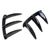 Benz A-Class W176 Rear Bumper Air Vent Spoiler Trim Glossy Black (2013-2018)