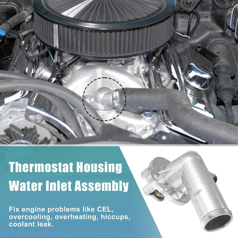 Dodge Durango (2011 - 2015) Silver Tone Thermostat Housing Assembly