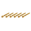Motorcycle Bike 6 x M8x45mm Titanium Torx Head Flange Screws