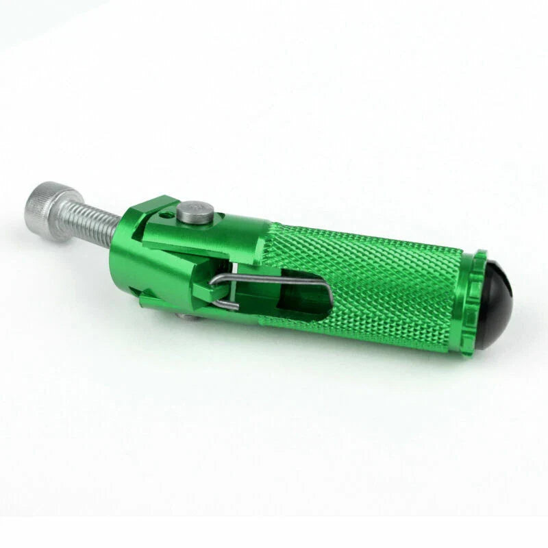 Universal Motorcycle CNC Folding Foot Pegs (Gre, F3)