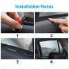 Land Cruiser 100 / 105 6 x Foldable Window Mesh Sun Shades (1998-2007)