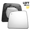 Nissan Titan Left Upper White Mirror Glass w/ Back Heated (2004-2015)