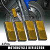 Motorbike 4 x Orange Universal Screw Mount Warning Reflector
