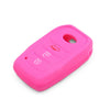 Toyota Crown Camry Corolla RAV4 Pink Silicone Remote Key Fob Cover