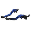 BMW F900R F900XR F750GS F850GS Blue Extendable Brake Clutch Levers (2020-2023)
