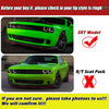 Dodge Challenger SRT Hellcat Yellow Front Splitter Bumper Lip Protector Set