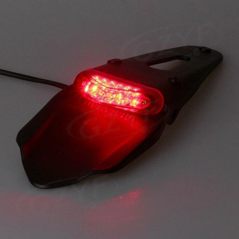 Universal Dirt Bike Rear Fender LED Brake Stop Lamp Taillight