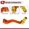 Kayo T2 Folding Gear Shifter Lever Orange Gold Tone