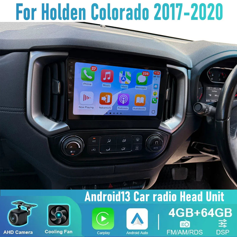 Holden Colorado 9" Wireless CarPlay Android Auto Head Unit Radio (2017-2020)