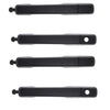 Isuzu D-Max 4pcs Textured Black Outer Door Handle (2012–2020)