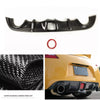 Nissan 370Z Z34 1x Carbon Fiber Rear Diffuser Lip Cover (2009-2020)