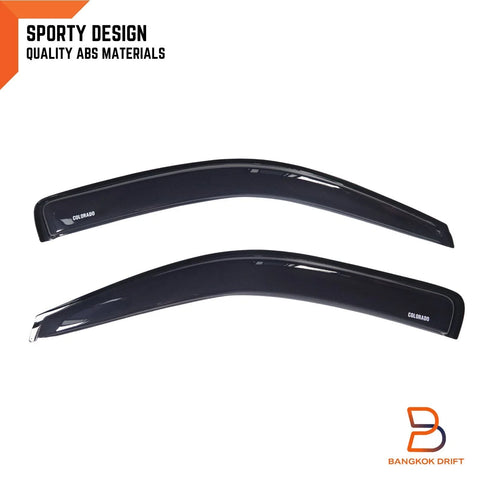 Holden Colorado RC Dual Cab Ute Weathershields Window Visors (2008-2012)