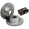 Toyota Lexcen VR VS 2 x Front Dimpled+Slotted Disc Rotors+ Brake Pads