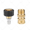 Pressure Washer 1 Pair M22-14 Adapter 1/4" Quick Connect Coupler