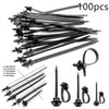 Car Wiring Harness 100 x Cable Ties Zip Tie Clips