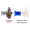PWK Carburetor (32-34mm) - Grey 55mm Air Filter Velocity Stacks